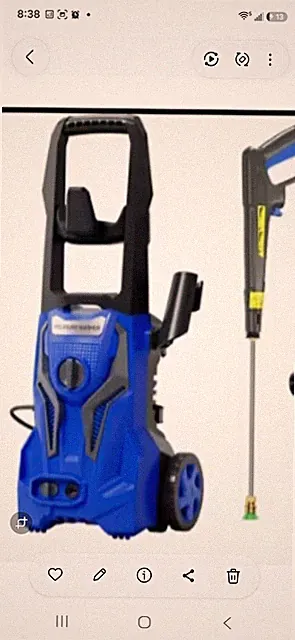 Electric Pressure Washer-5000 Psi, 25 Ft Hose