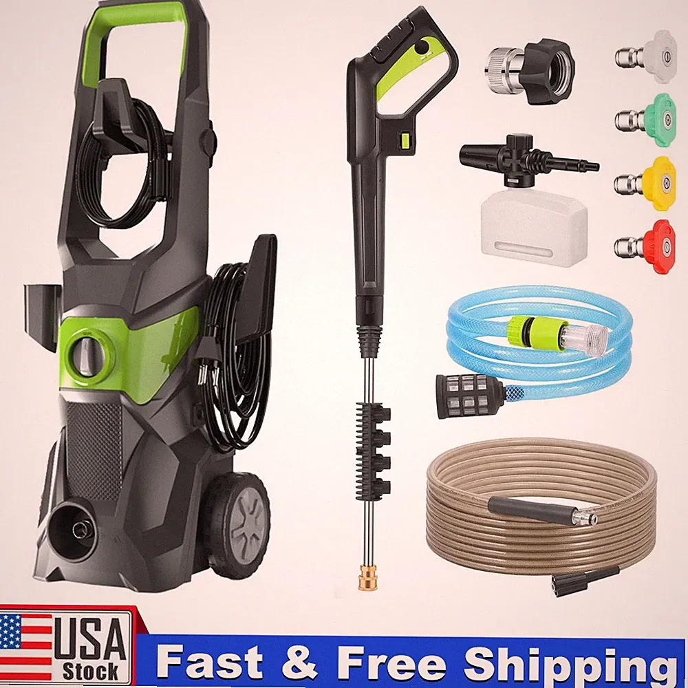 Electric Pressure Washer 5000 PSI High Pressure Washer Portable Powered Washer