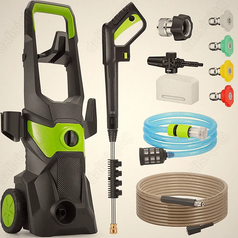 Electric Pressure Washer 5000 PSI High Pressure Washer Portable Powered Washer