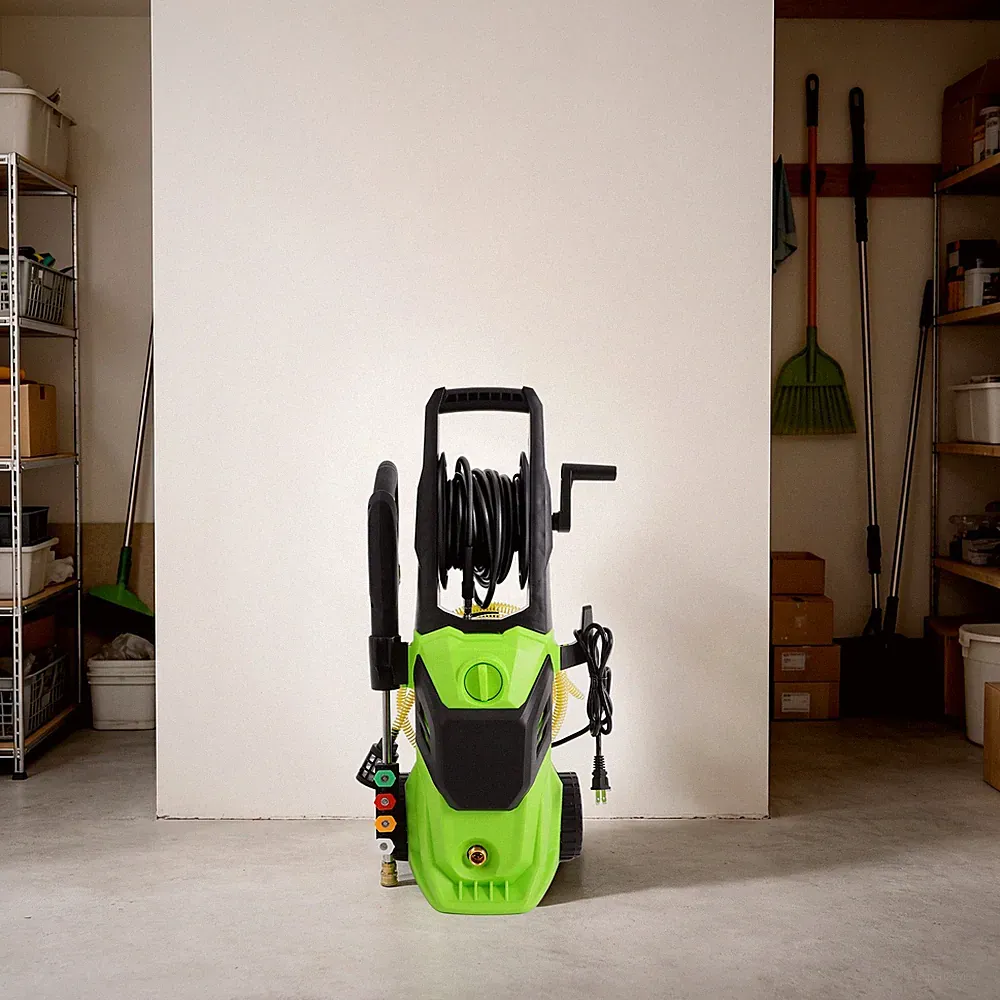 Electric Pressure Washer 5000PSI 1500W 3GPM 4 Quick‑Connect Nozzles Foam Cannon