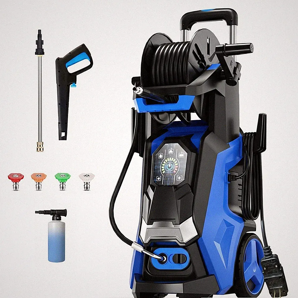 Electric Pressure Washer 5000PSI 3.4GPM with Adj-15-Level Touch Screen