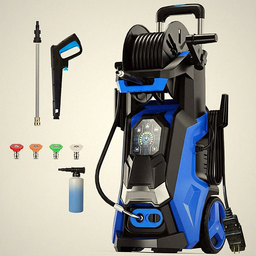 Electric Pressure Washer 5000PSI 3.4GPM with Adj-15-Level Touch Screen