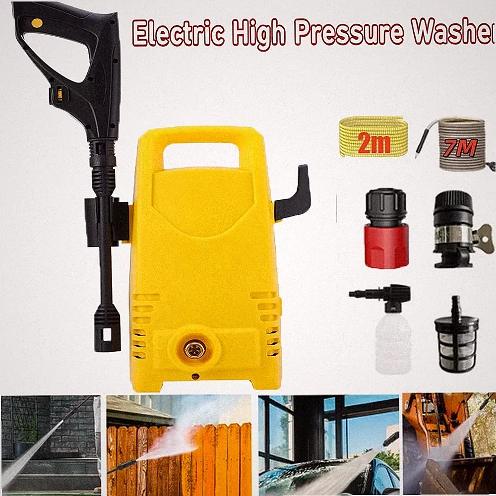 Electric Pressure Washer 5000PSI High Pressure Cleaning Machine with Hose Nozzle