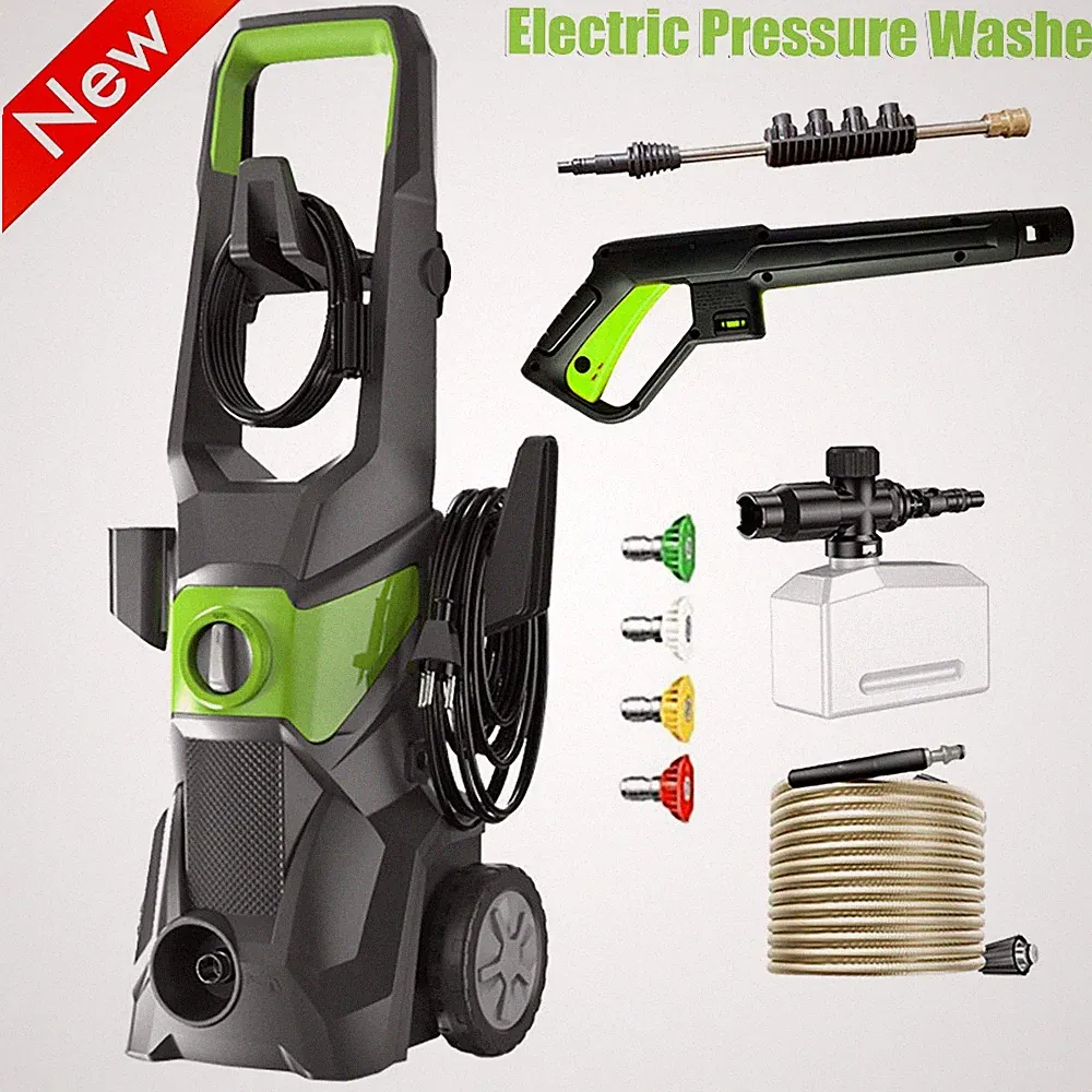 Electric Pressure Washer 5000PSI Max 2.5GPM Portable Power Washer 4 Quick Nozzle