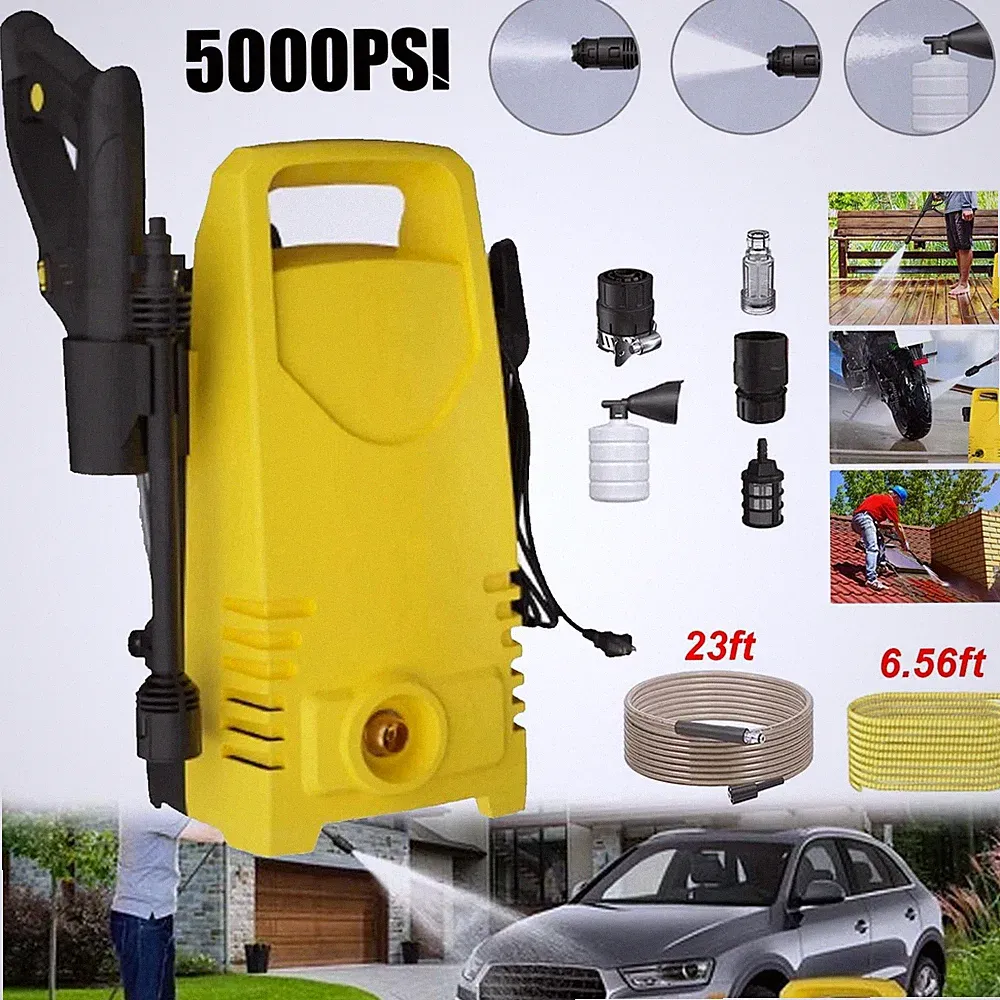 Electric Pressure Washer 5000PSI Max Power Washer Cold Water with 23FT Hose