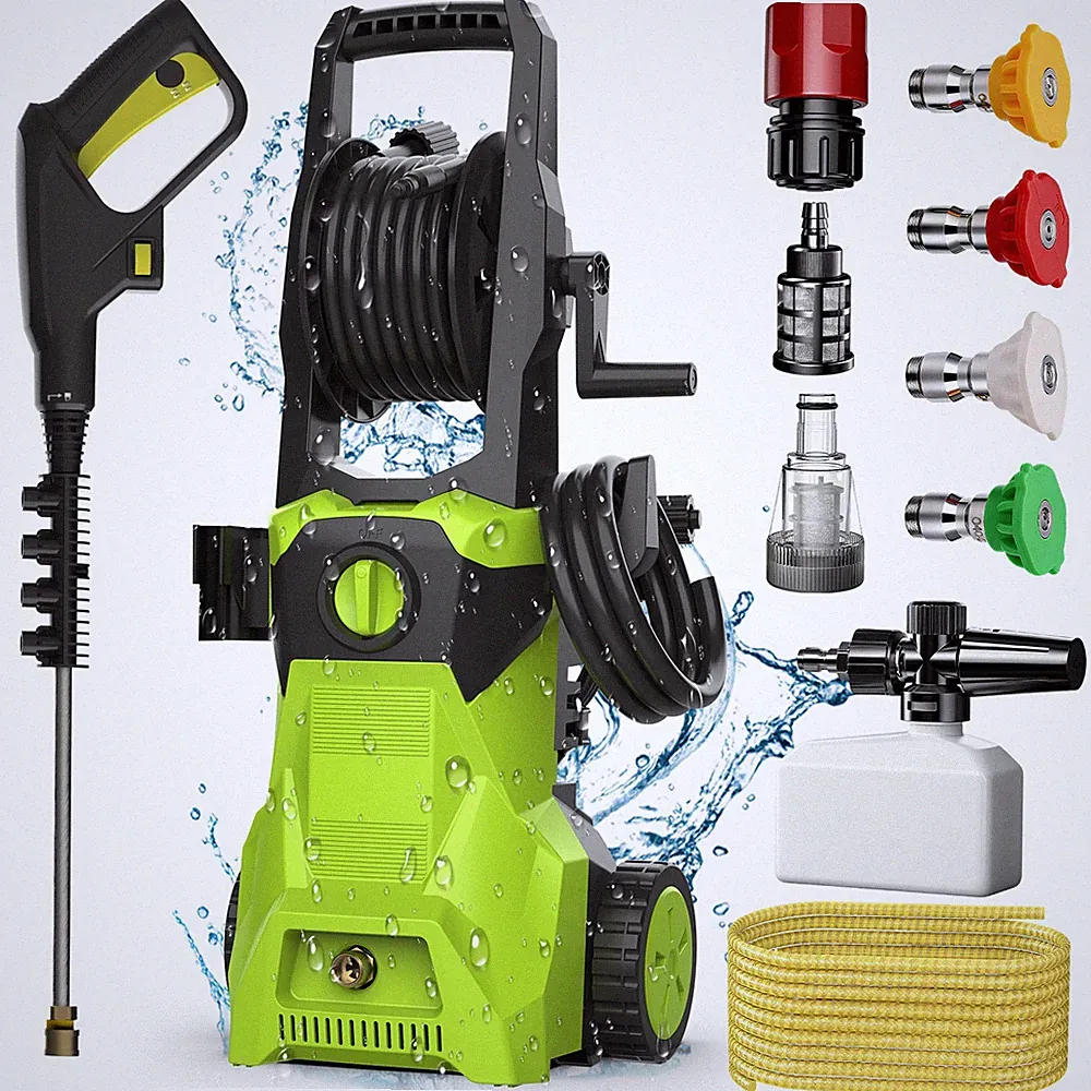 Electric Pressure Washer 52.5FT Hose 5000PSI 3.2GPM Power Washer with 4 Nozzles
