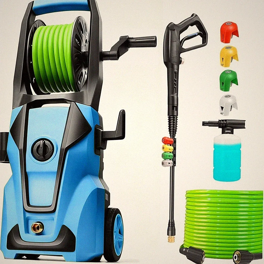 Electric Pressure Washer Adjustable 5000PSI 4.0 GPM High Power Washers