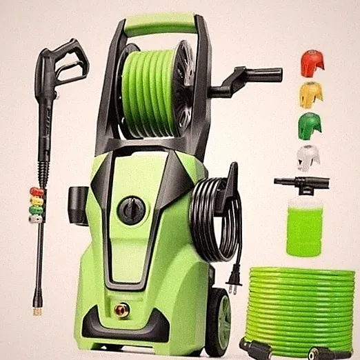 Electric Pressure Washer Adjustable 5000PSI 4.0 GPM Power Washers Green