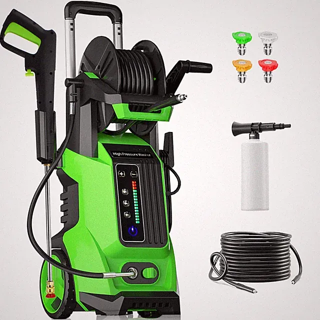 Electric Pressure Washer Car Washer 5000PSI 3.5GPM with Touch Screen, Portable