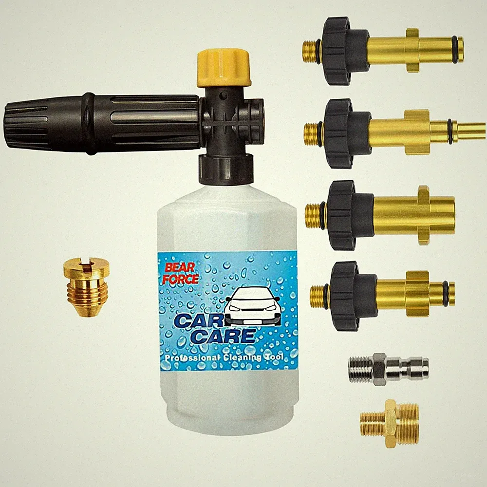 Electric Pressure Washer DIY Foam Cannon with 1/4” Quick Connector & Other 5...