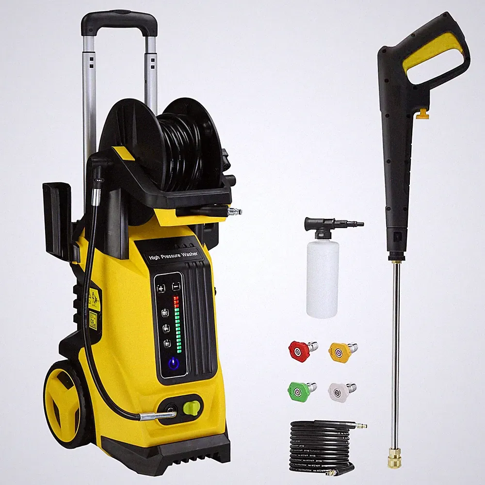 Electric Pressure Washer High Pressure Washer 3800PSI 2.6GPM with 4 Nozzles Home