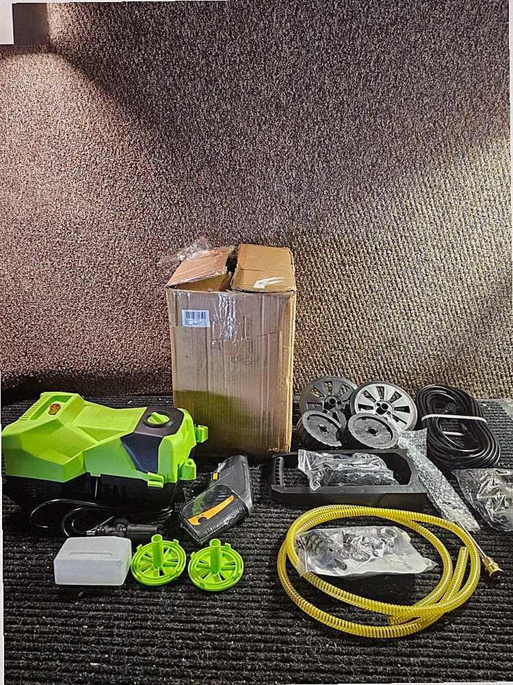 Electric Pressure Washer Multi-Functional Powerful Home Commercial Use Green