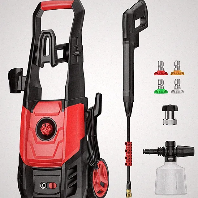 Electric Pressure Washer Power Washer with Foam Cannon & 4 Quick Connect Nozz...