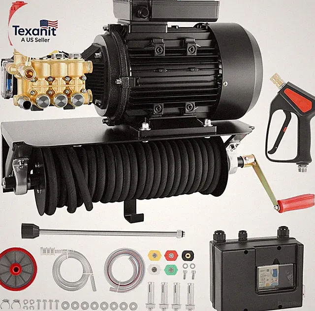 Electric Pressure Washer Pump Kit, 1950 PSI, 3.2 GPM, Triplex Power Washer Pump