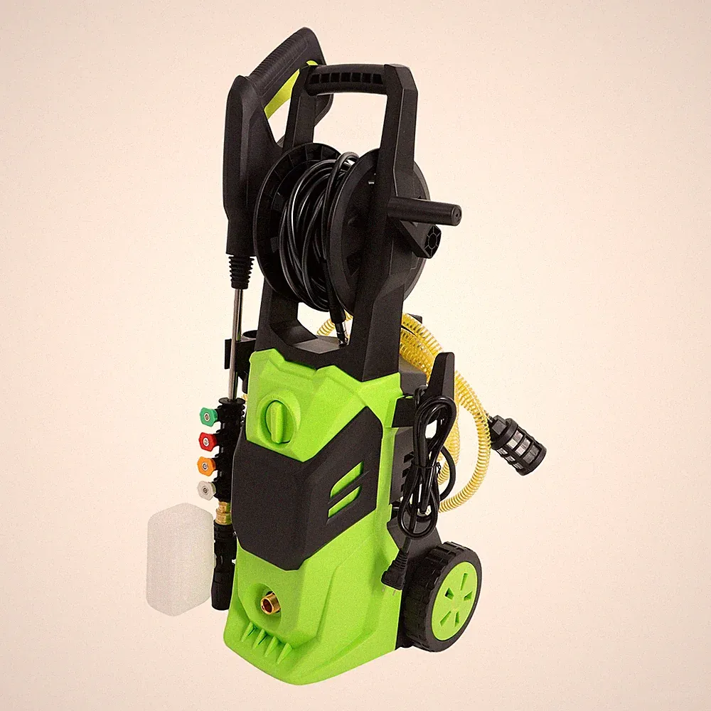 Electric Pressure Washer with 4 Nozzles for Cars/Fences/Driveways/Patios/Home US