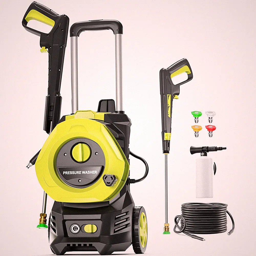 Electric Pressure Washer with 4800 PSI And 2.3 GPM, Featuring a 25FT Hose