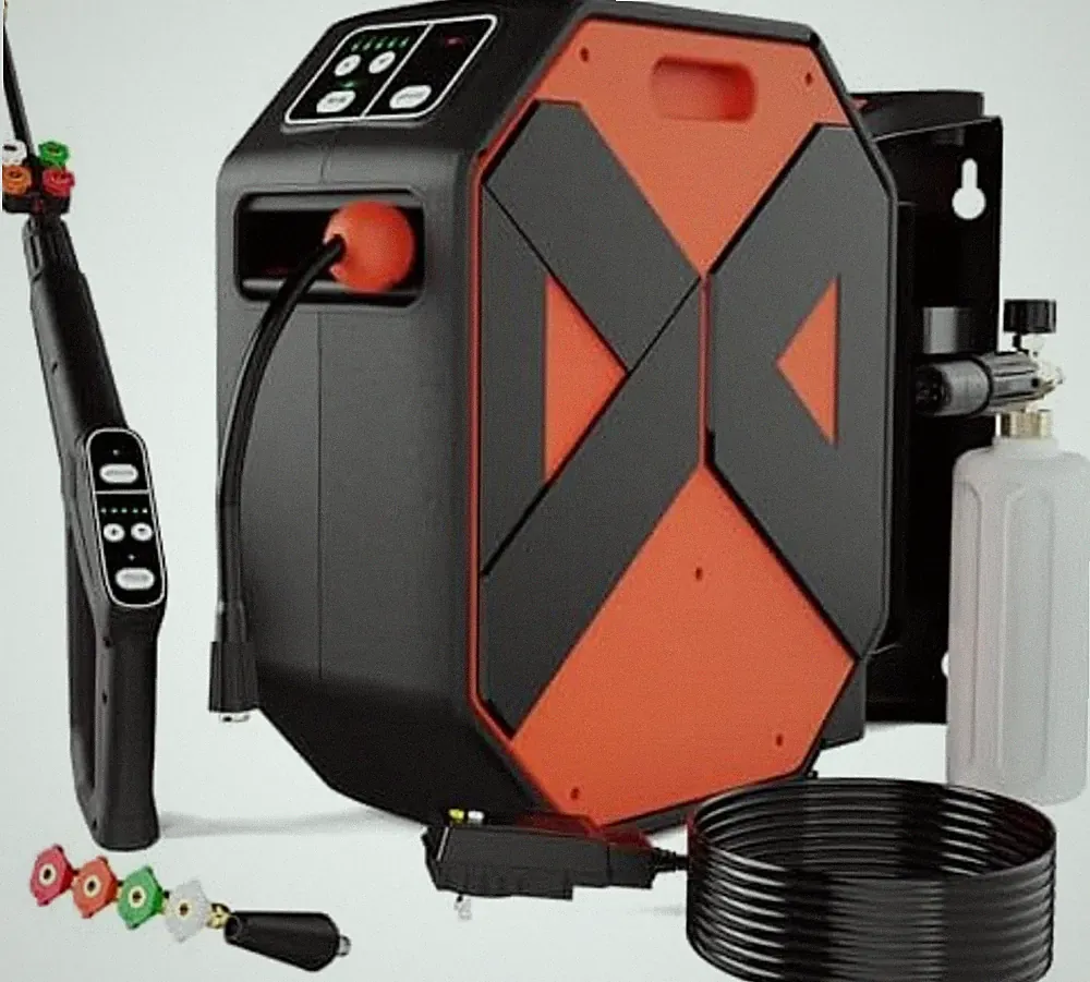 Electric Wall Mounted Power Washer -5000 PSI 3.4 GPM Adjustable Pressure Washer