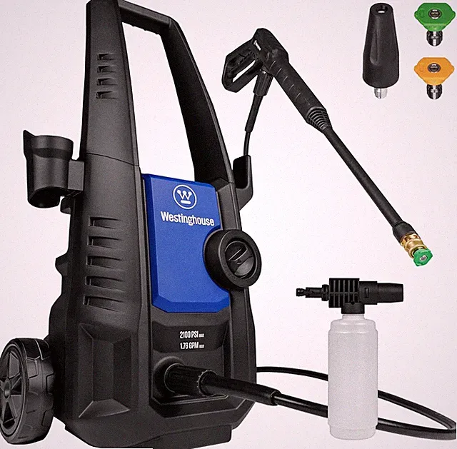 Epx3050 Electric Pressure Washer, 2100 Max PSI 1.76 Max GPM with Foam Cannon and