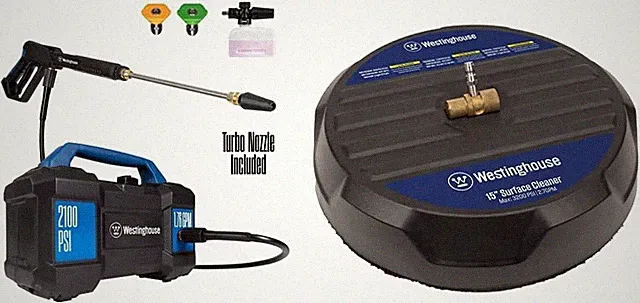 Epx3100V Electric Pressure Washer 2100 PSI with 15” Surface Cleaner Attachment