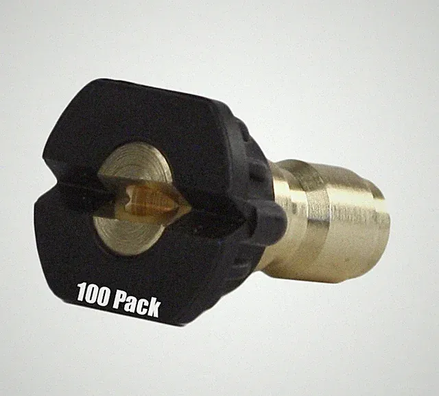 Erie Tools 100 Pack Pressure Washer 1/4" Quick Connect 65 Degree Soap Nozzles