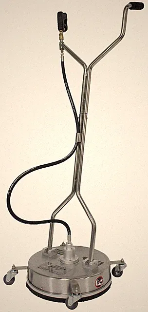 Erie Tools 18" Stainless Steel Pressure Washer Flat Surface Cleaner with Wheels