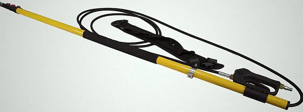 Erie Tools 24 ft Telescoping Pressure Washer Wand – 3800 PSI Fiberglass Pole