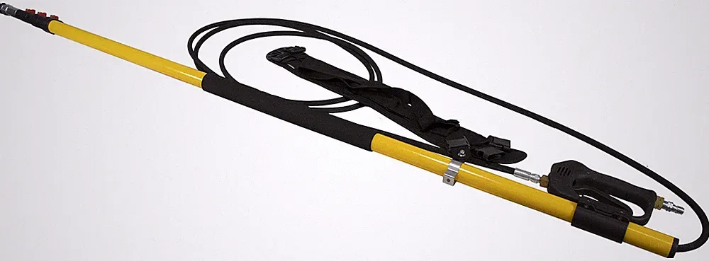 Erie Tools 24 ft Telescoping Pressure Washer Wand – 3800 PSI Fiberglass Pole