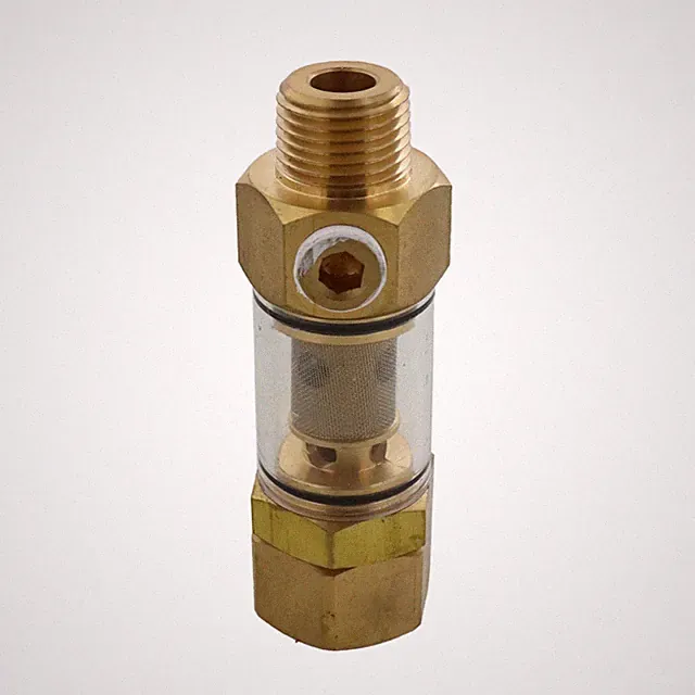 Erie Tools Clear Inlet Water Filter Pressure Washer 1/2" NPT x 3/4"