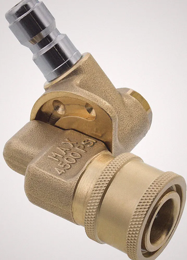 Erie Tools Pressure Washer Pivoting 1/4" Quick Connect Coupler 4500 PSI