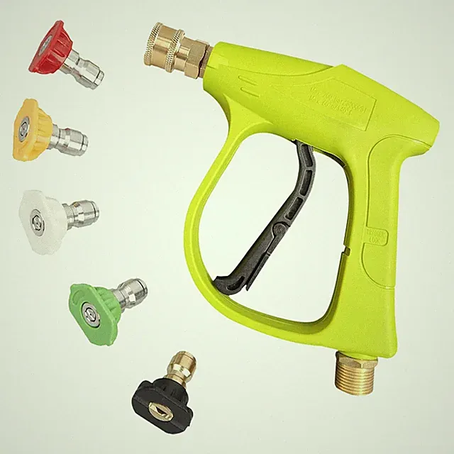 ESP High Pressure Washer Gun 3000PSI Short Pressure Washer Gun with 5 Nozzles...