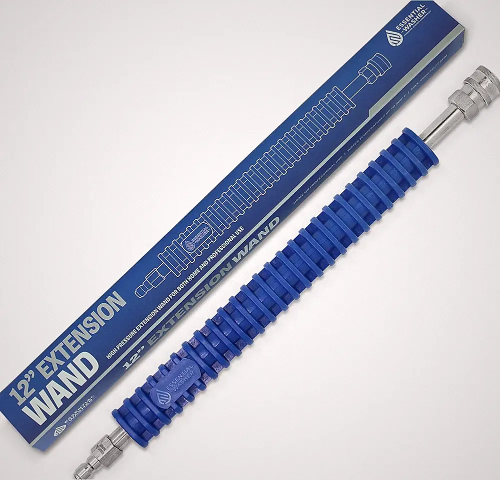 ESSENTIAL WASHER 12" Pressure Washer Extension Wand - Stainless Steel Power Wash