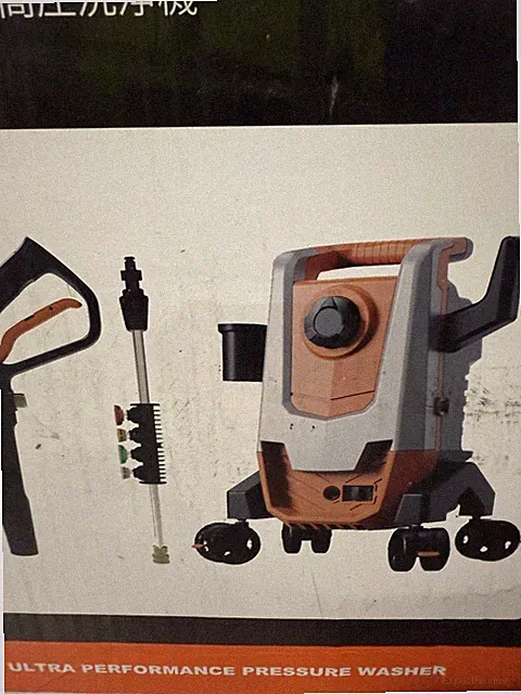 ETOOLAB PRESSURE WASHER POWER CANNON 4 QUICK CONNECT NOZZLES 23FT - ORANGE/GRAY