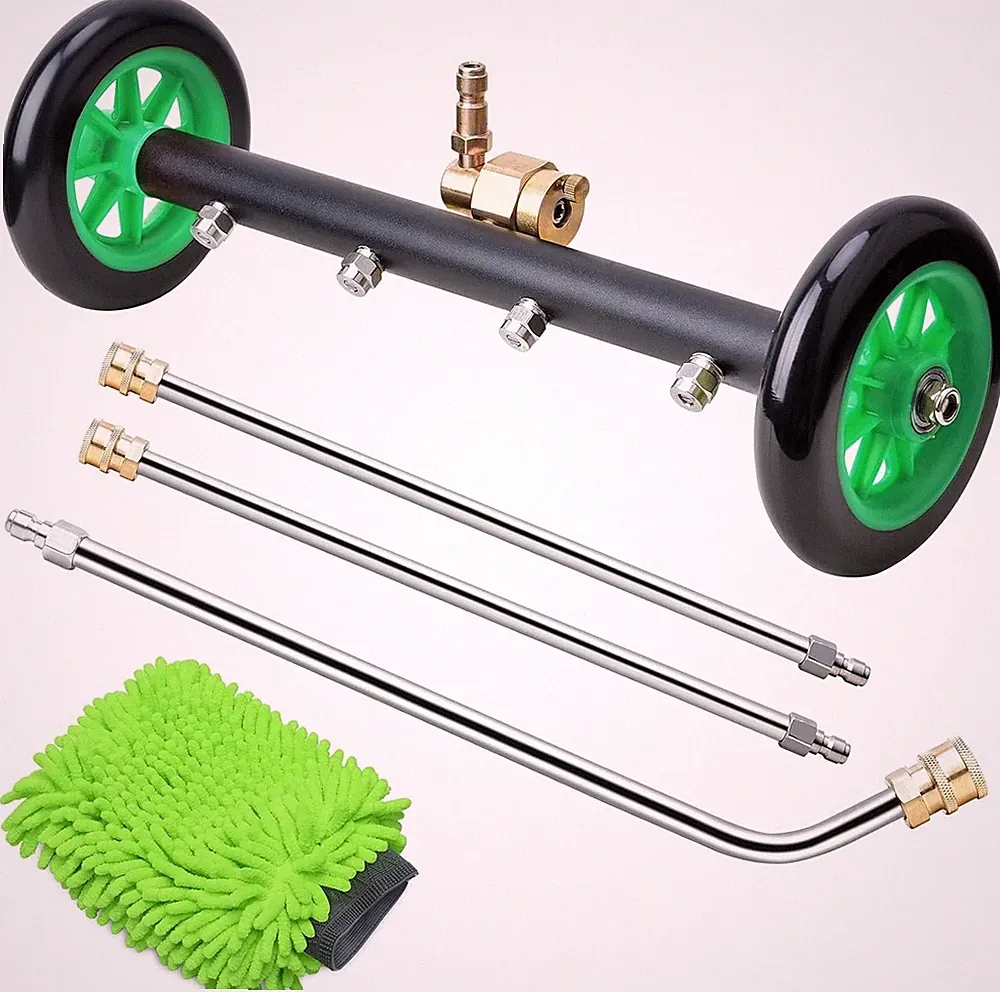 EVEAGE 16" Undercarriage Pressure Washer Attachment Green - 2-in-1 with Sprayer
