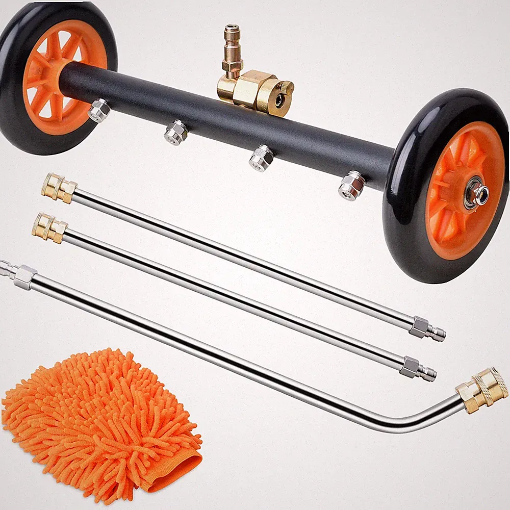 Eveage 2-In-1 Undercarriage Pressure Washer Attachment, 16" Pressure W