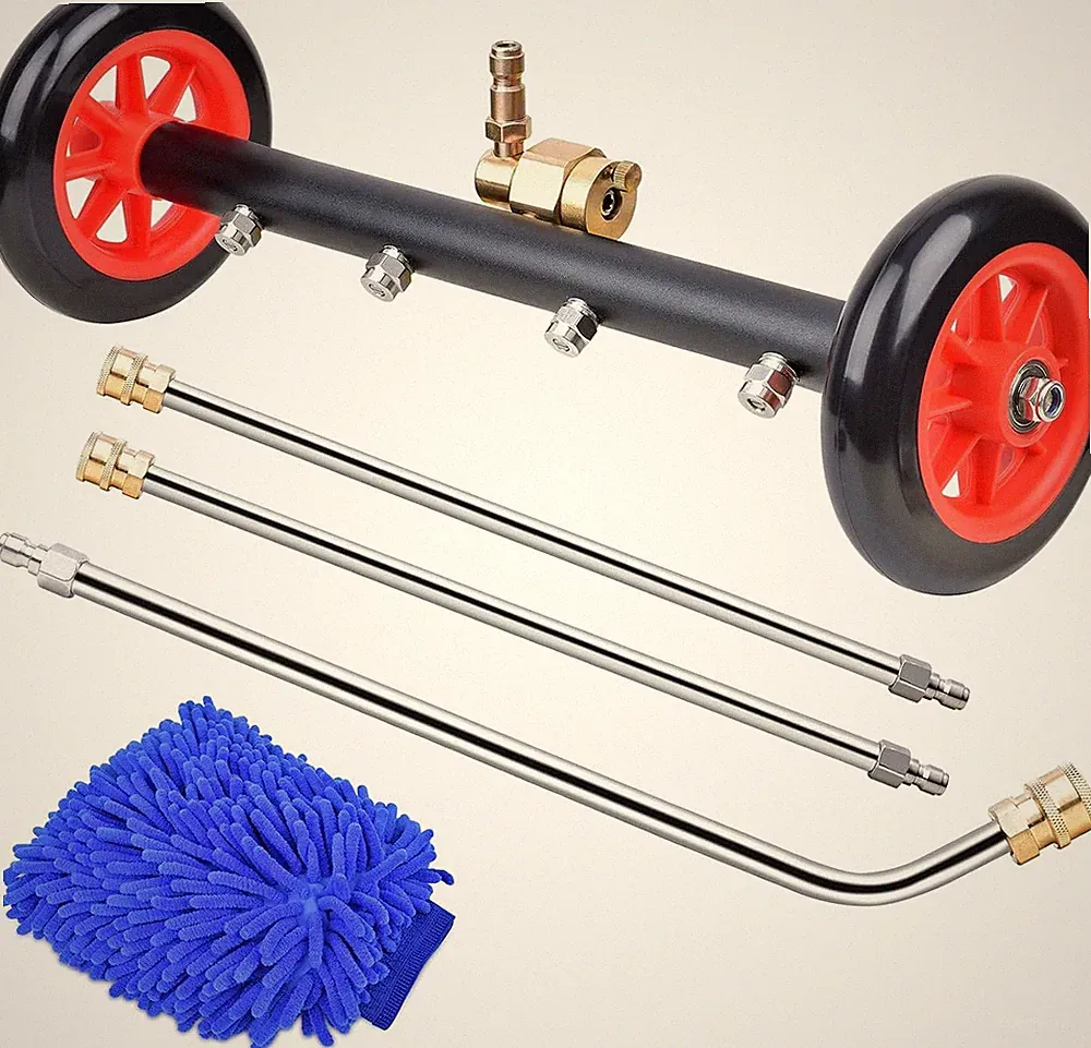 EVEAGE 2-In-1 Undercarriage Pressure Washer Attachment, 16" Pressure Washer Unde