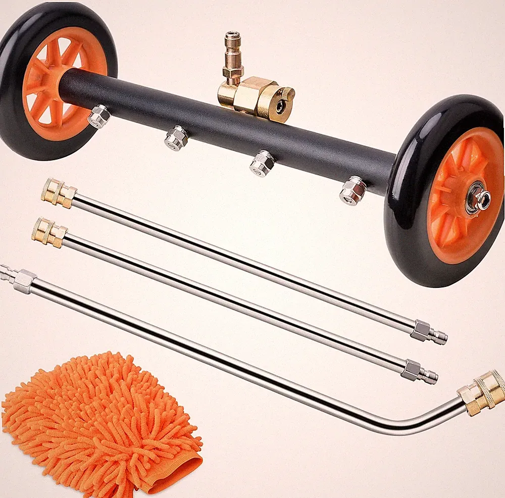 EVEAGE 2-In-1 Undercarriage Pressure Washer Attachment, 16" Pressure Washer Wate