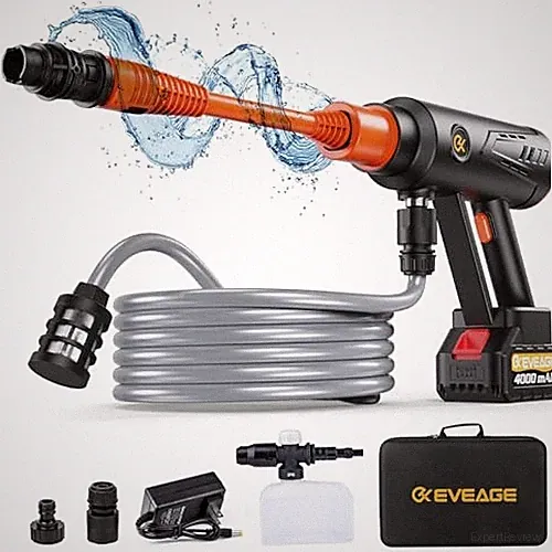 EVEAGE Q7 CORDLESS POWER WASHER MAX 1000PSI 2.5GPM ADJUSTMENT - - Scratch & Dent