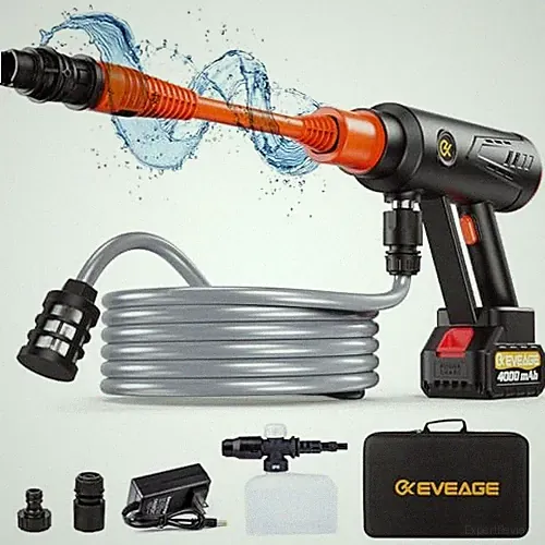 EVEAGE Q7 CORDLESS POWER WASHER MAX 1000PSI 2.5GPM ADJUSTMENT - - Scratch & Dent