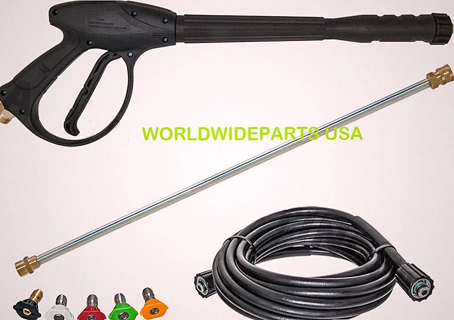 Excell XR2500, XR2600, XC2600 Spray Kit with Gun, Wand, Hose & 5 Tips