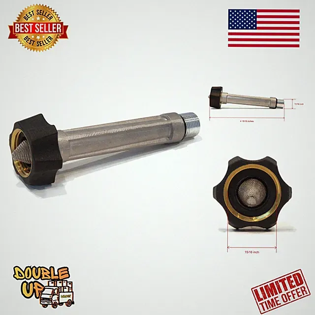 EZ Grip Water Inlet Tube with Filter for Annovi Reverberi Pressure Washers