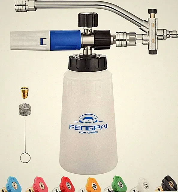 FENG PAI Foam Cannon for Pressure Washer with Dual Connector Accessory & 7 Spray