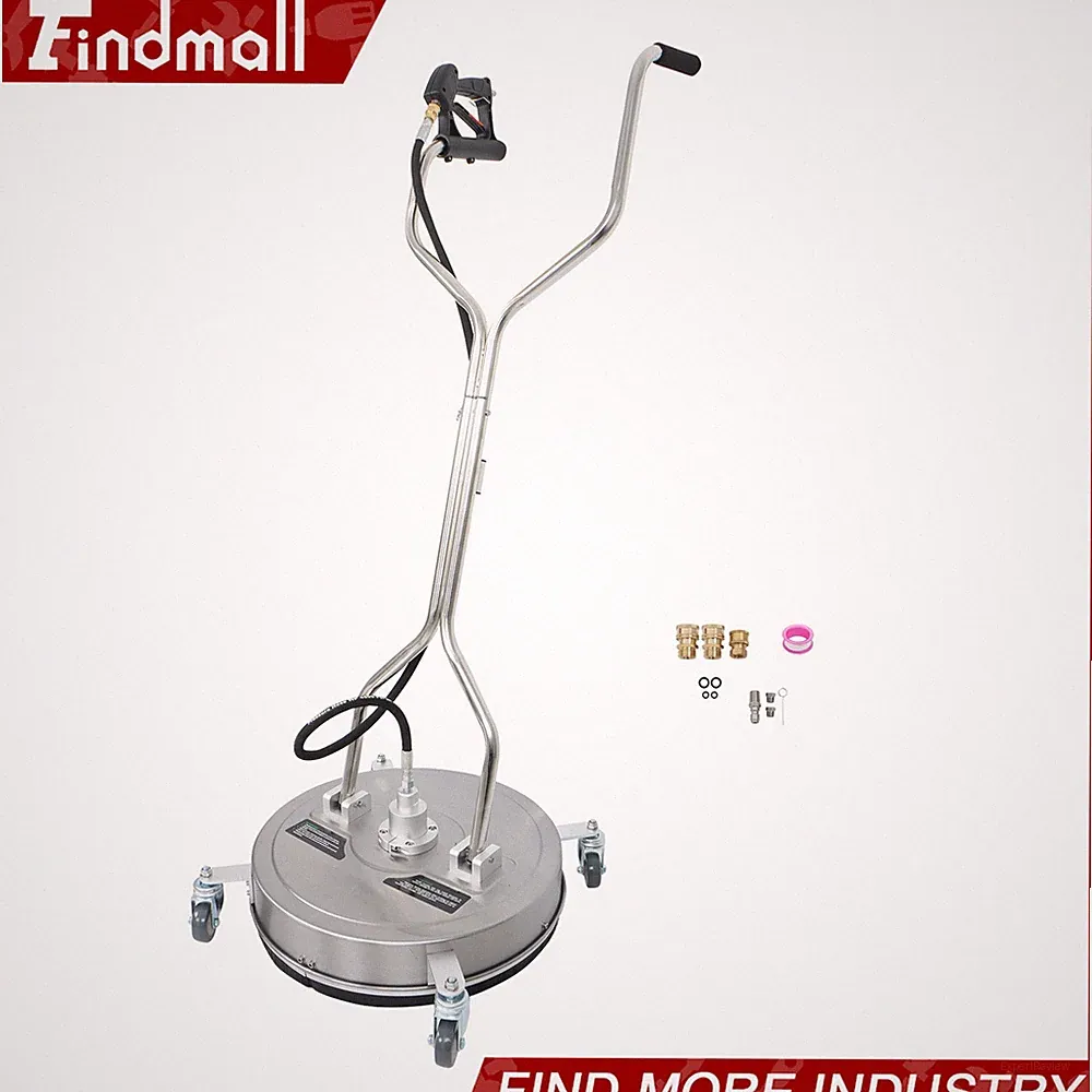 Findmall 20" Pressure Washer Surface Cleaner w/ Handles & Wheels Quick Connect