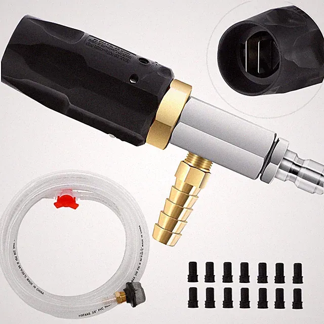 FIXFANS Adjustable Long 15 FT Hose: 4-4.5 gallon(Commonly Used）, Black, White
