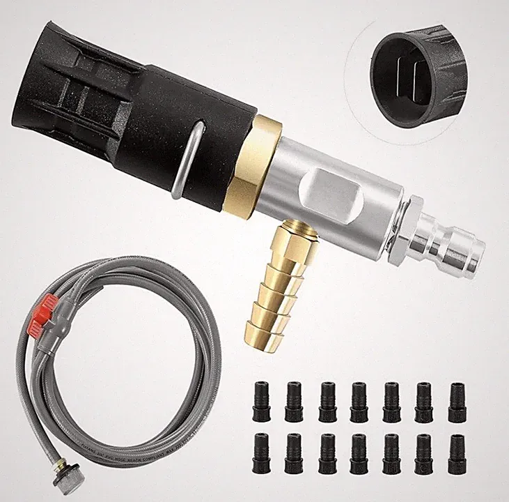 FIXFANS Adjustable Long Range Nozzle for Pressure Washer 5-6.5 GPM,...