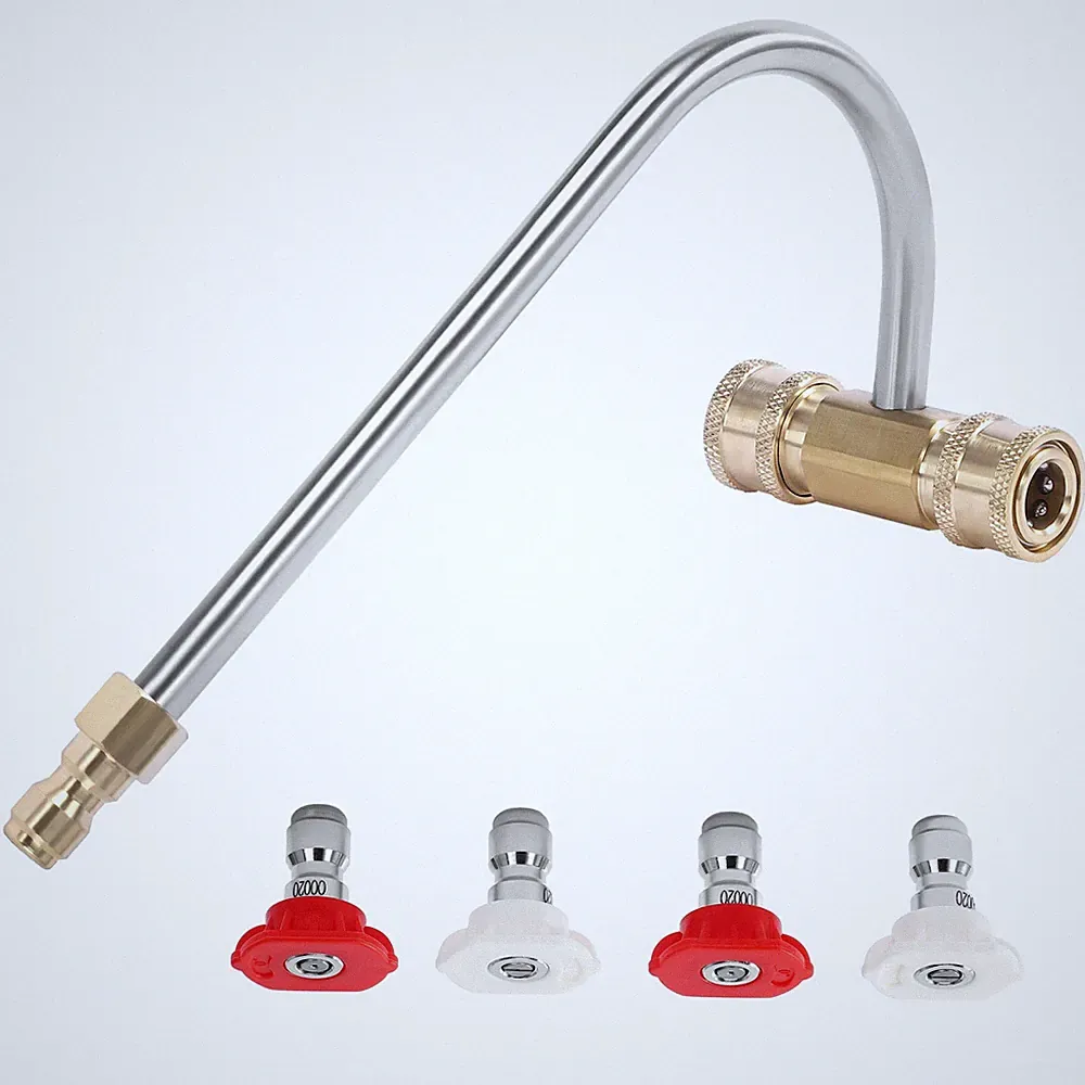 FIXFANS Pressure Washer 4 inches (W) x 9 (L) x 5 (H), Red,White