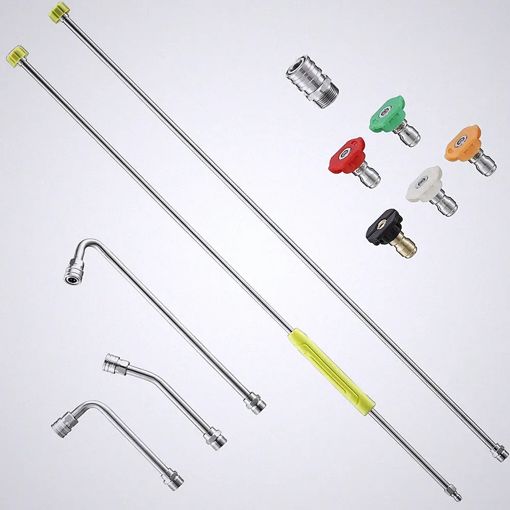FIXFANS Pressure Washer Extension Wand, 120” Pressure Washer Lance Replace