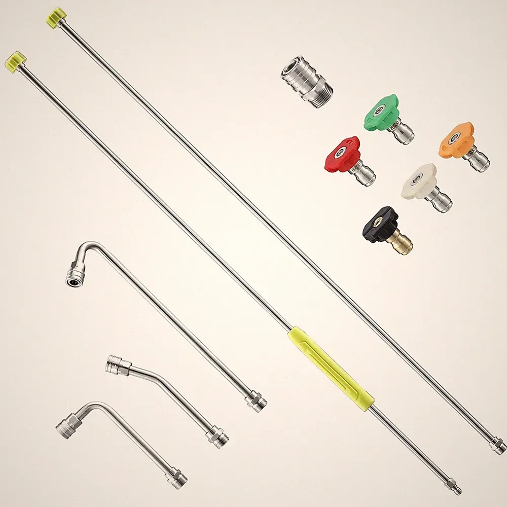 FIXFANS Pressure Washer Extension Wand, 120” Pressure Washer Lance Replacemen...