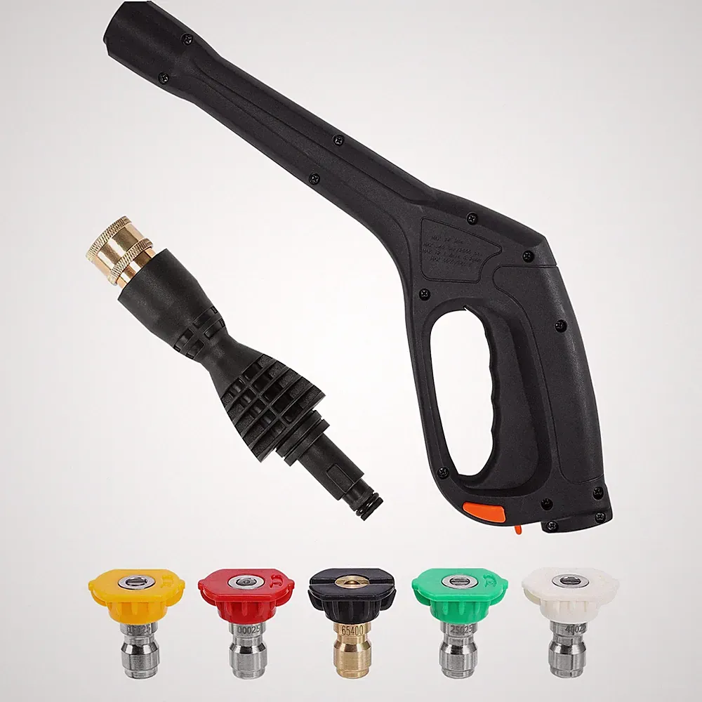 FIXFANS Pressure Washer Gun Kit with 5 Nozzles – Compatible Some Black