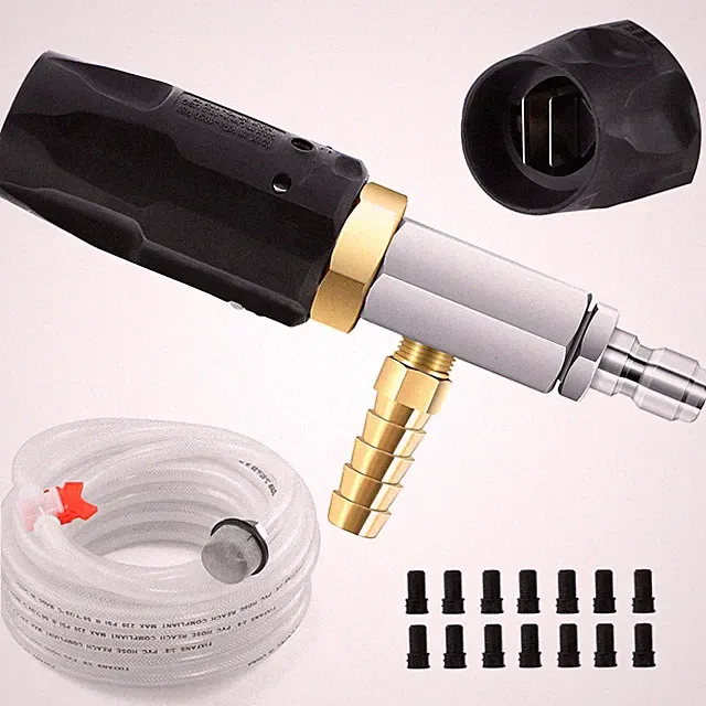 FIXFANS Pressure Washer Nozzle 2-2.5 GPM 45FT Braid Hose Quick Connect