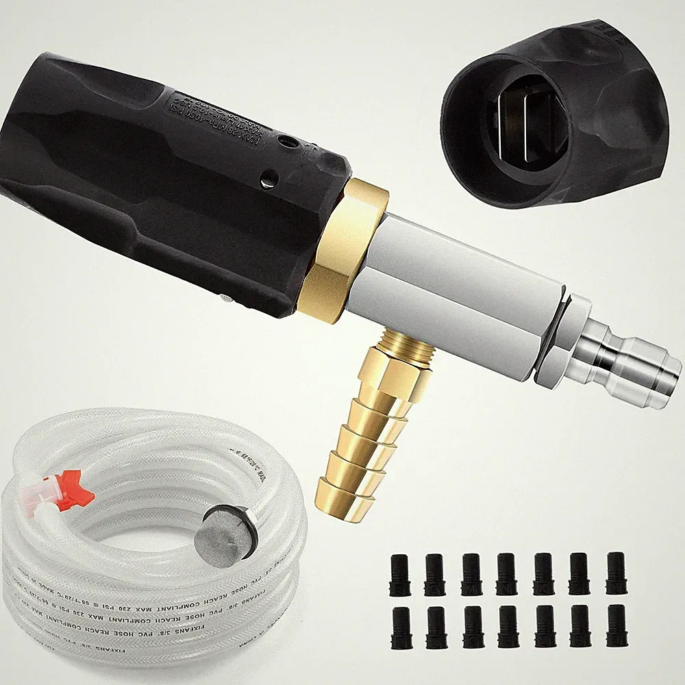 FIXFANS Pressure Washer Nozzle 2-2.5 GPM 45FT Braid Hose Quick Connect